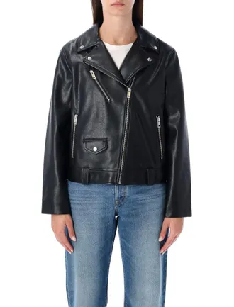 Levi's Kendal Black Eco-Leather Moto Jacket