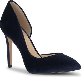 Jessica Simpson Prizma 8 Half dOrsay Pump in Dark Night at Nordstrom, Size 9.5