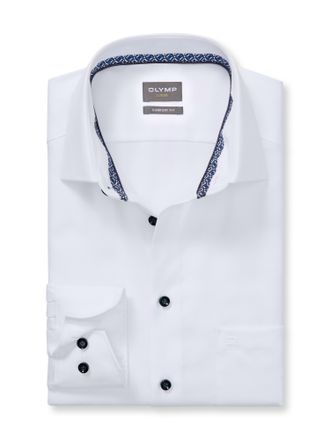 Olymp Businesshemd »Luxor Comfort Fit New-Kentkragen« kontrastfarbene Details an Krageninnenseite, comfort fit