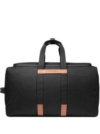Lancel Neo Partance de Lancel duffle bag - unisex - Polyamide/Grained Leather/Cotton - One Size - Black