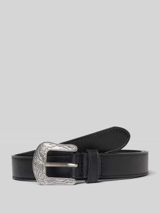 Lauren Ralph Lauren G&uuml;rtel in Leder-Optik in Black, Gr&ouml;&szlig;e XS