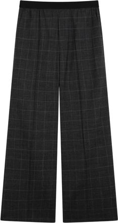 Balenciaga Wide Trousers, male, Gray, Size: S Elastic Pants