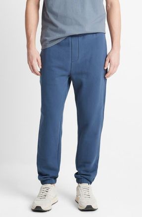 Vince Lightweight Fleece Joggers in Deep Indigo at Nordstrom, Size Large