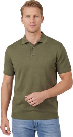 Tommy Hilfiger polo groen effen