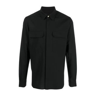 Rick Owens Casual leren jack - Heren - Zomerjassen - Zwart - XL - Katoen - Jassen