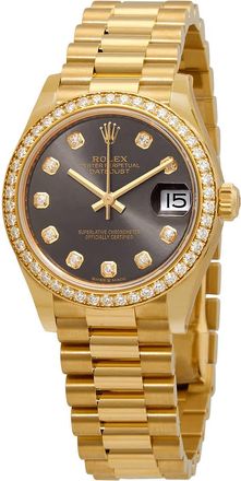 Rolex Oyster Perpetual Datejust 31 Automatic Chronometer Diamond Ladies Watch 278288RDP