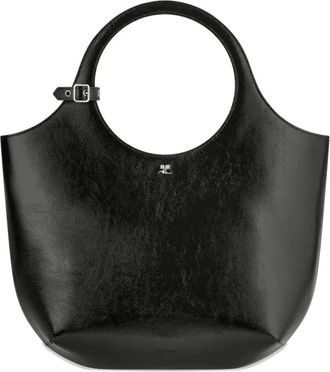Courr&egrave;ges Tote Bags - Dames - Shoppers - Zwart - ONE Size - Tassen