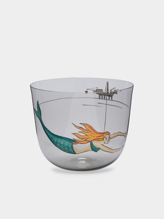 Lobmeyr High Seas Hand-Painted Crystal Tumbler