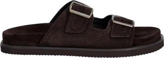 GANT Fairfo Su&egrave;de Slippers - Heren - Sandalen - Bruin - 40 EU - Su&egrave;de - Schoenen