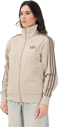 adidas Firebird Track Top Loose - Dames - Vesten met rits - Beige - XS - Hoodies & sweatvesten