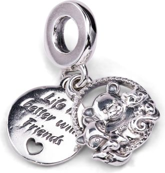 Pandora Bear Fox & Squirrel Dangle Charm