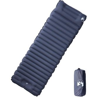 vidaXL Colch&oacute;n De Camping Autoinflable Con Con Almohada 1 Persona Gris Vidaxl