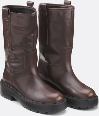 Tommy Jeans Halve laarsjes in leer