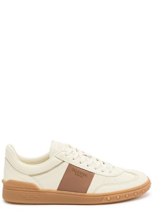 Valentino Garavani Upvillage Panelled Leather Sneakers - Ivory - 39 (IT39 / UK6)