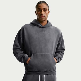 Nike Mens Book Standard Issue Brushed Pullover Hoodie in Black | II3921-010
