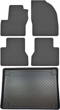 OEM Juego De Alfombrillas De Goma Para Coche Y Alfombrilla Para Maletero Para Ford Tourneo Connect Ii Van Desde Enero De 2014