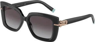 Tiffany & Co. Sunglasses, female, Black, Size: 53 MM Butterfly Sunglasses