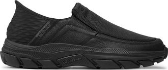 Skechers Men Respected-Elgin 204810 Smooth Leather, Black, 13 UK