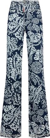 Dsquared2 Donna, Pantaloni, Blu, S, new