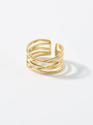 Simons Womens Wide openwork ring