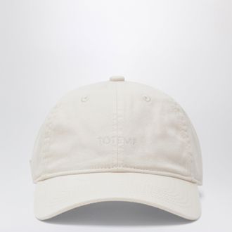 Toteme Ivory cotton baseball cap