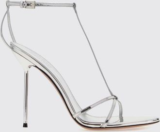 PARIS TEXAS Sandali Lidia in pelle laminata con tacco alto a spillo