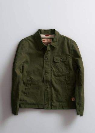 Iron And Resin Mens Usn A2 Jacket In Olive