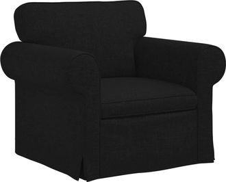 vidaXL Sof&aacute; Negro 95 X 82 X 80 Cm Tela Vidaxl