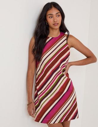 Nobody's Child Multi Striped Palermo Mini Dress