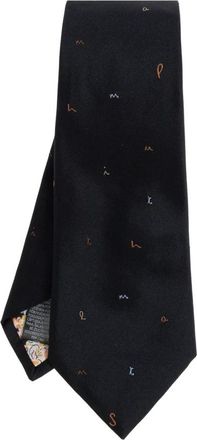 Paul Smith Zijden Das - Heren - Stropdassen - Blauw - ONE Size - Accessoires