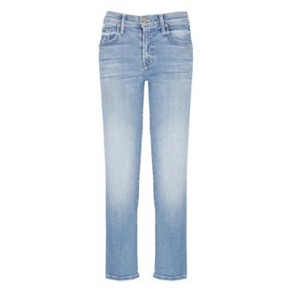 Mother Jeans, Dames, Blauw, W31, Katoen, The Mid Rise Rambler Zip Ankle