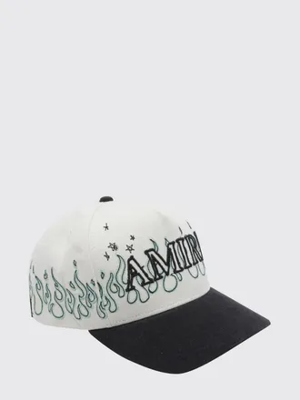 Amiri Hat Men color White