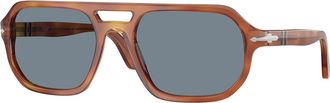 Persol PO3393S GUIDO 96/56 Mens Sunglasses Brown Size 56