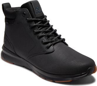 DC Stiefel DC SHOES Mason 2, Herren, Gr. 10 (43), schwarz, Obermaterial: Leder [Kuh] / Futter: Textil / Aussensohle: Gummi, Schuhe Stiefel