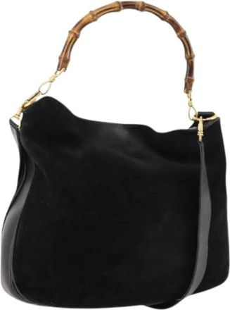 Gucci Pre-owned Vintage Schoudertas - Dames - Vintage Schoudertas - Zwart - ONE Size - Leer - Vintage