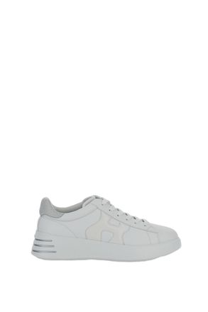 Hogan White Hogan Rebel Nappa Sneakers