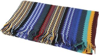 Missoni Geometrische Stola met Patroon - Dames - Wintersjaals - Veelkleurig - ONE Size - Wol - Accessoires