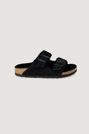 Birkenstock Arizona Shearling Black, Suede Leather Shoes