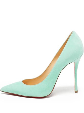 Christian Louboutin Su&egrave;de pumps - Blauw