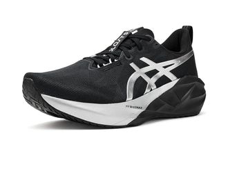 Asics Novablast 5 Platinum Mens Running Shoes Platinum/Black : 11.5 D - Medium, Synthetic