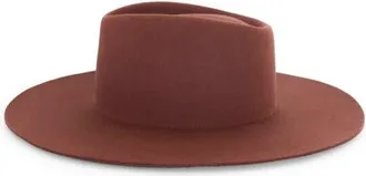 Gigi Pip Dakota Wide Brim Felt Hat in Red at Nordstrom, Size Small/medium