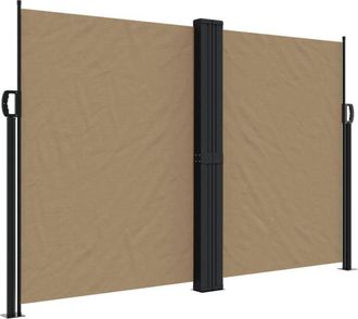 vidaXL Toldo Lateral Retr&aacute;ctil Gris Taupe 160x1000 Cm Vidaxl