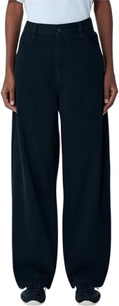 Carhartt Work in Progress Brandon Pant - Dames - Wijde Broeken - Zwart - S - Katoen - Broeken