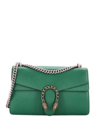 Gucci Dionysus Bag Leather Small shoulder bag - Groen