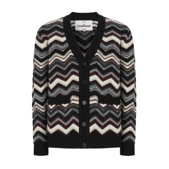 Missoni Cardigans, male, Multicolor, XL, Stylish Buttoned Cardigan