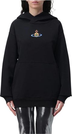 Vivienne Westwood Dames, Sweatshirts & Hoodies, Zwart, Maat: 2XS Katoen