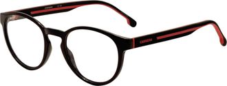 Carrera Mens 50 mm Black Opticals