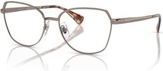 Ralph Lauren 55mm Irregular optical glasses in Grey at Nordstrom