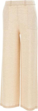 KANGRA Broeken, Dames, Beige, M, Katoen, Palazzo Broek