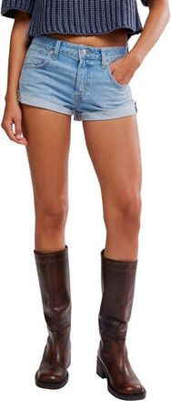 Free People Cali Cuffed Low Rise Denim Shorts in Mojave at Nordstrom, Size 28